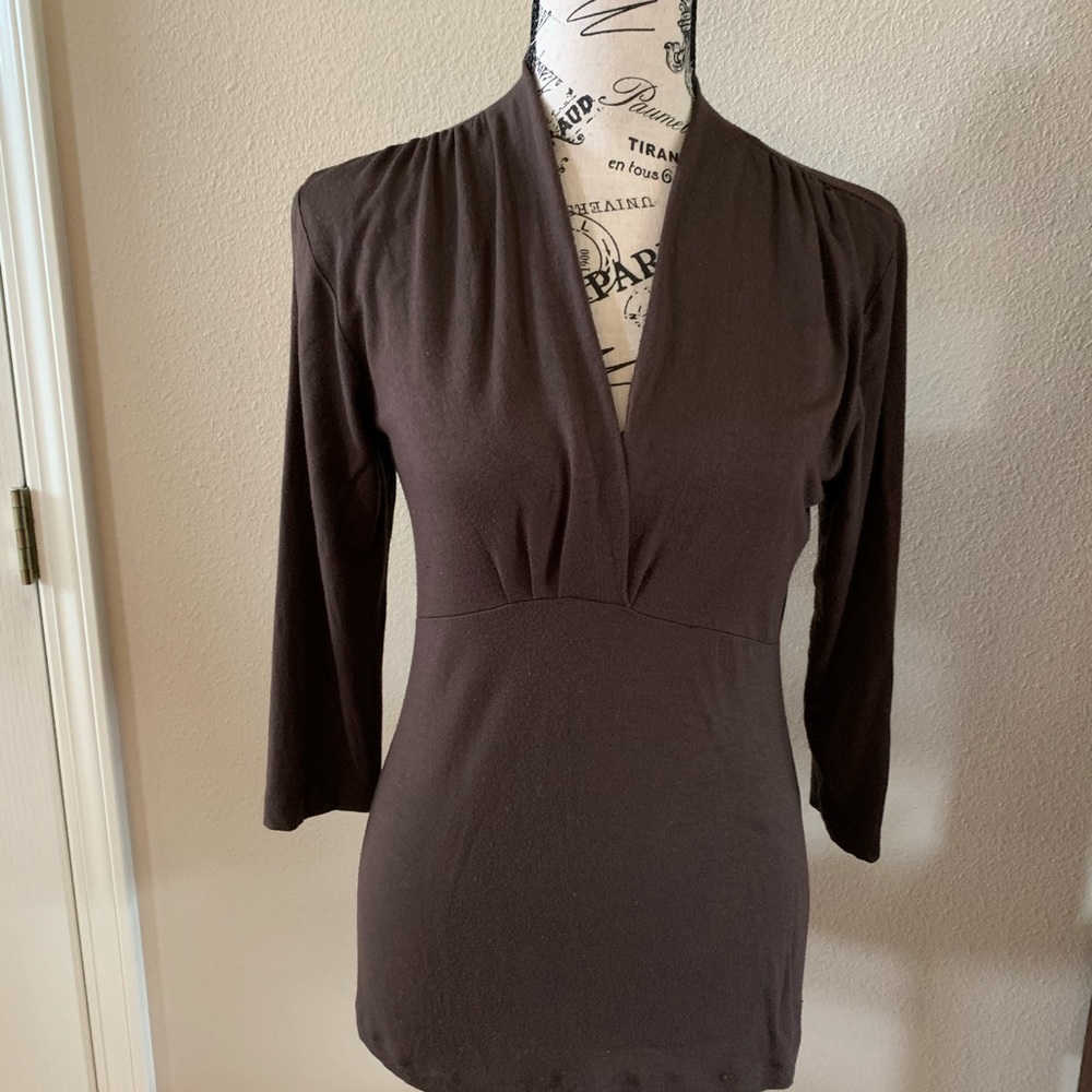 Banana Republic brown top